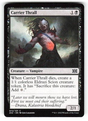 Carrier Thrall #72 (NM) (Non-Foil) (C) (2X2) Magic MTG