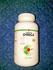 Vetoquinol Triglyceride Omega Capsules for Large Dogs 60 lbs +  60 Caps Exp 2/26