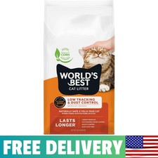 WORLD'S BEST CAT LITTER Low Tracking Dust Control Multiple Cat Unscented
