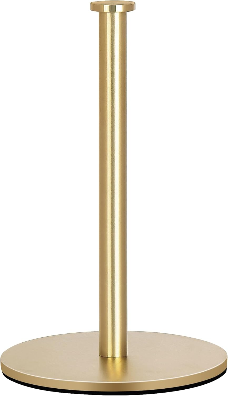 Gold Kitchen Roll Holder Countertop, OBODING, Paper Towel Holder Stand for Ki...