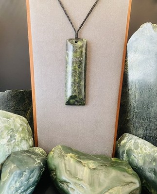 Toki Jade Pendant, (New Zealand, Pounamu, Greenstone)