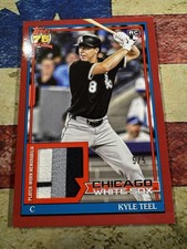 2026 Topps Kyle Teel 3 Color  Patch 5/5 1991 Throwback Insert 75th Anniversary