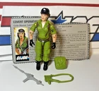 GI Joe Lady Jaye 1985 v1 *100% COMPLETE w/File Card, Near Mint!* Vintage ARAH