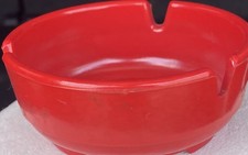 Vintage GES-LINE 301 Small Ashtray RED Made In USA-Read Description