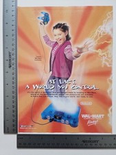 Walmart Blue Nintendo 64 Advertisement Original Print Ad / Poster Game Gift Art