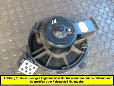 Heizungsgebläse (leicht Beschädigt) Peugeot 206 SW 75 2KFX/2NFZ/ 12 Monate