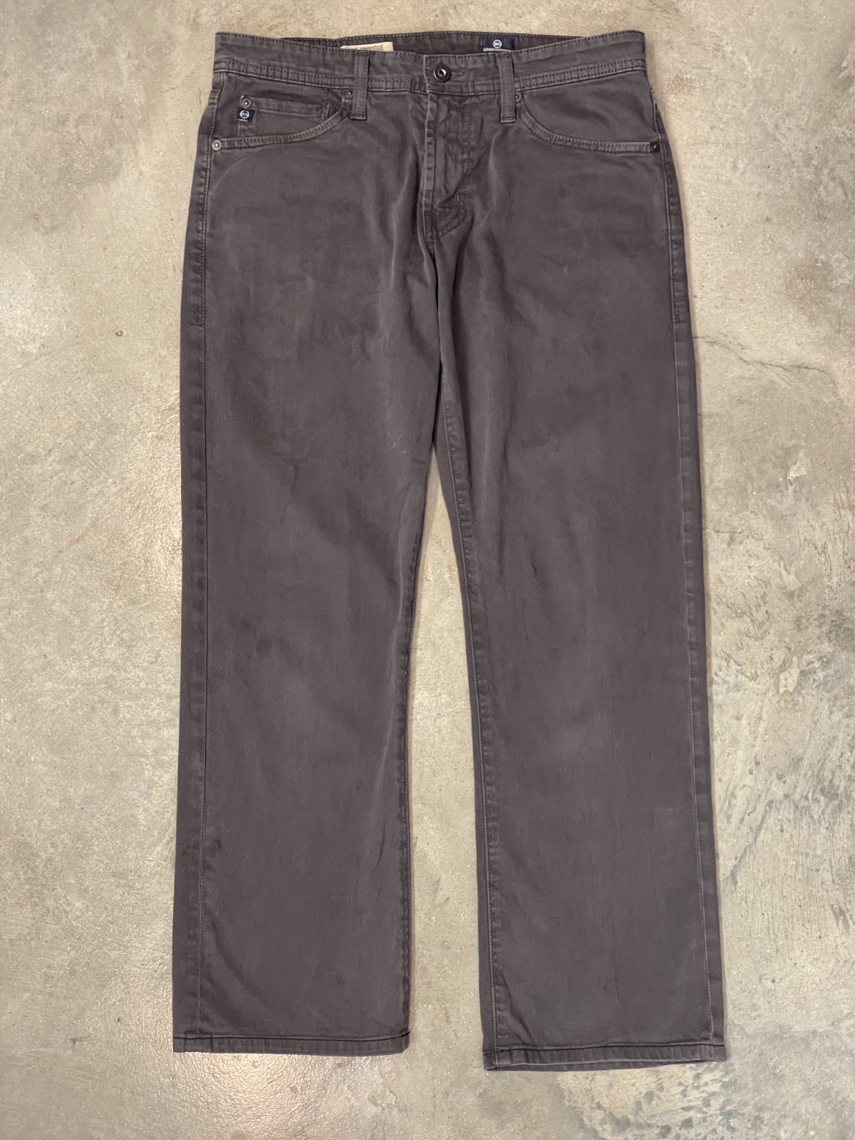 AG Adriano Goldschmied Protege Jeans Men 30x27 Gray Wash Straight Leg Denim thumbnail 2