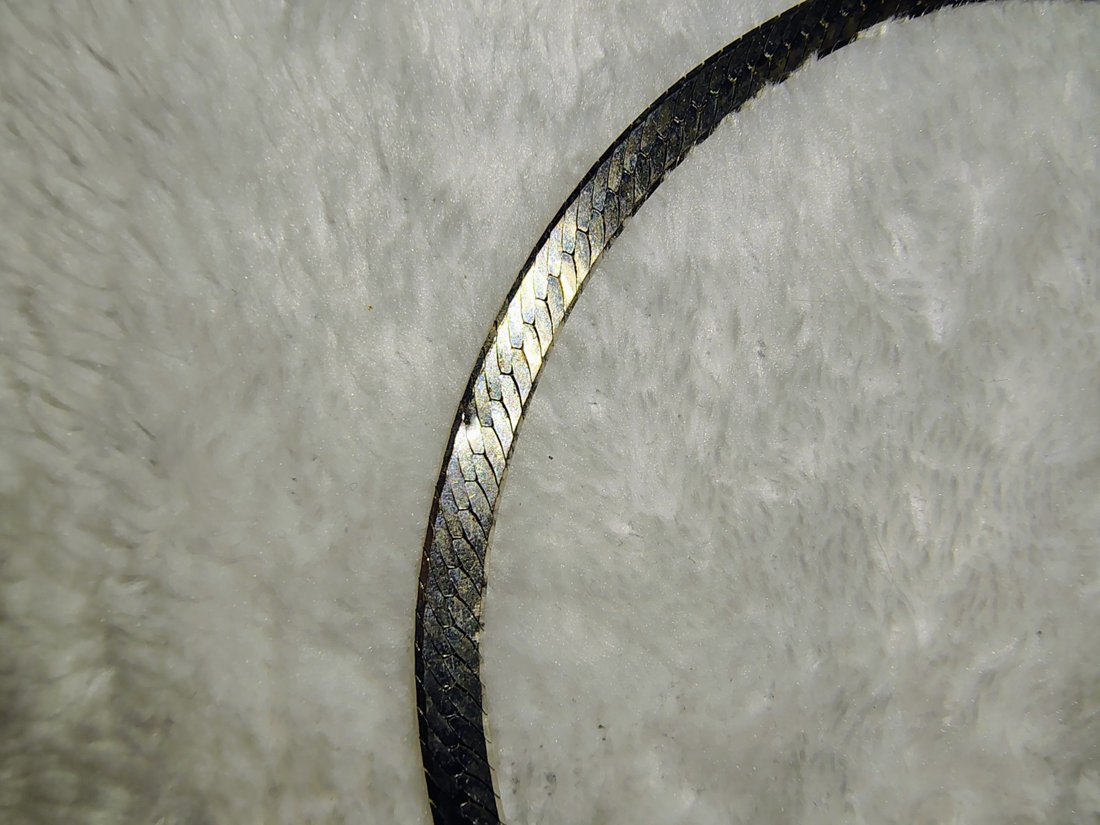 Solid .925 Sterling Silver 24" Herringbone Chain … - image 6