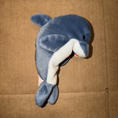 TY Beanie Baby - ECHO the Dolphin Stuffed Animal Toy