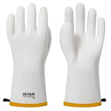 DEYAN Silicone BBQ  Oven Gloves - Food Grade, Heat Resistant Waterproof  Oi...