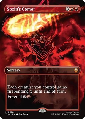 Sozin's Comet () (Borderless) *Non-Foil* TLA 332 NM