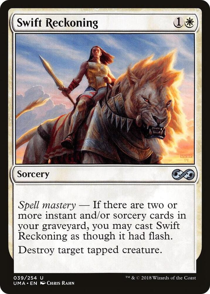 Swift Reckoning 39 Uncommon Ultimate Masters Magic: The Gathering Near Mint