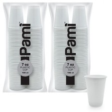 Assorted Color Plastic Party Cups 7oz Disposable Drinking Cups Bulk 200  400ct