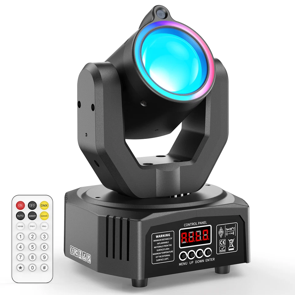8x120W Mini Beam Laser Moving Head Strahl Bühnenlicht RGBW DMX DJ Halloween Show - Bild 2 von 4