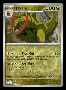 Haxorus Pokemon Card | eBay
