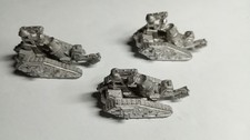 Warhammer EPIC 40k Imperial Guard Bombards Siege Artillery 3x METAL 6mm Guns