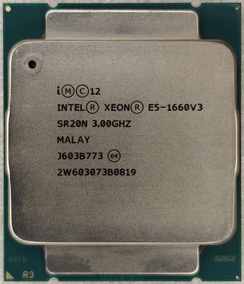 Intel Xeon E5-1660 v3 SR20N 3.0GHz 20MB 8-Core LGA2011-3 CPU Processor