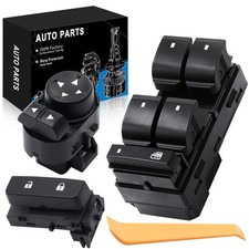 Power Window Control Switch Button Front Driver Side Door Lock Switch  Mirro...