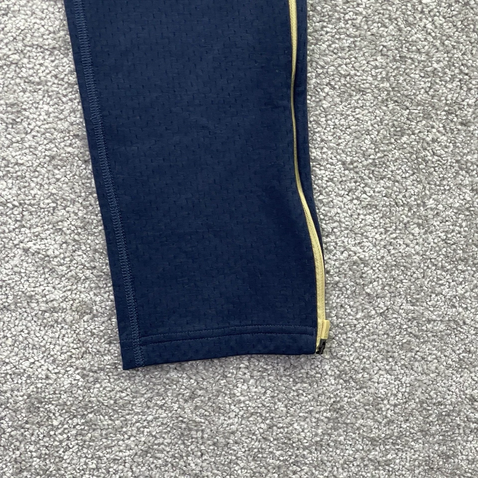 Akron Zips Pants Mens Small Adidas Squad Track Pant Collegiate Navy Blue CY9636 - Image 4 of 4