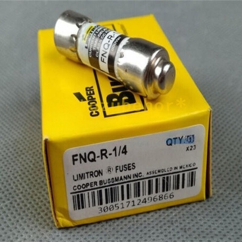 10PCS/Box New FNQ-R-1/4 Limiting Time-Delay Class CC Fuse 0.25A 600Vac *yt