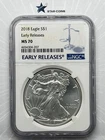 2018 Silver Eagle NGC MS70 Early Releases