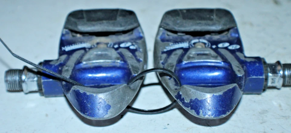 Pedales de bicicleta Look Arc sin clip azul Bikepacking carreras carretera envío rápido EE. UU.:) Foto 3 de 4