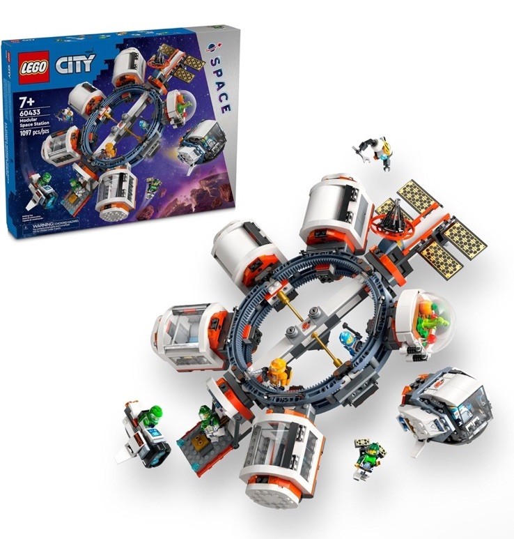 LEGO City Modular Space Station STEM Toy, Modular Exploration Science Toy