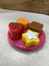 LeapFrog Shapes And Sharing Picnic Basket Replacement Parts-Plate  Food Pieces