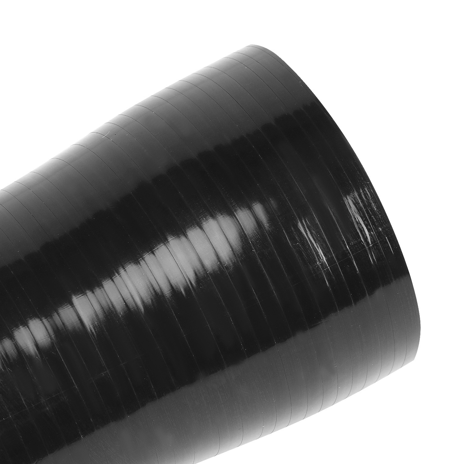 1.75"-2" 3-PLY STRAIGHT TURBO/INTAKE HIGH TEMP SILICONE REDUCER HOSE BLACK/RED