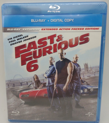 Fast and Furious 6 (Blu-Ray, 2013) Paul Walker / NEW, ships next business day!