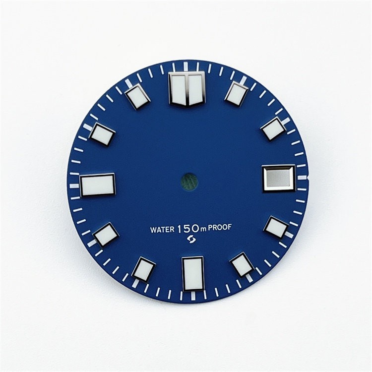 28.5mm Green Luminous Watch Dial Date For NH35 NH36 Movement Watch accessories