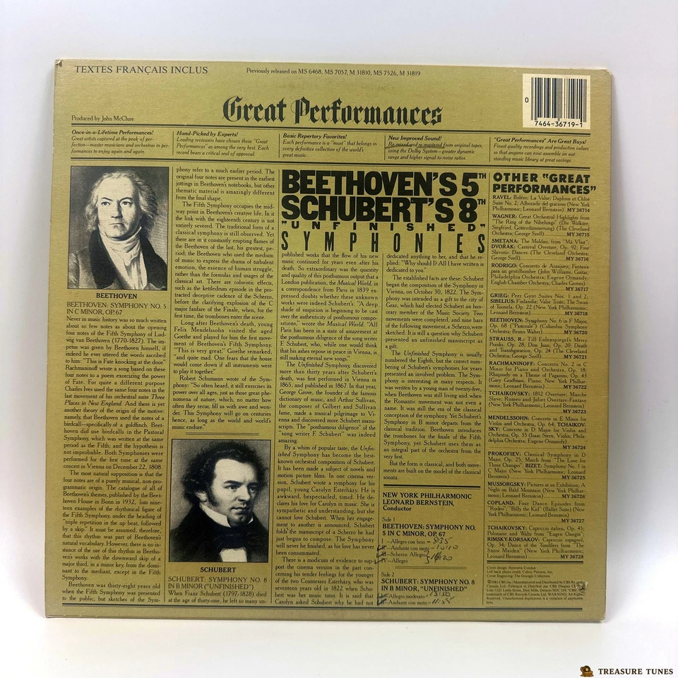 Ludwig van Beethoven, ... – Beethoven's 5 / Schubert's 8 "Un... - Image 3 of 4