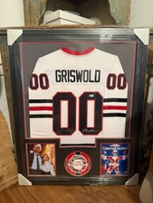 Chevy Chase Beverly D'Angelo Dual Signed Jersey Griswold Christmas Vacation COA