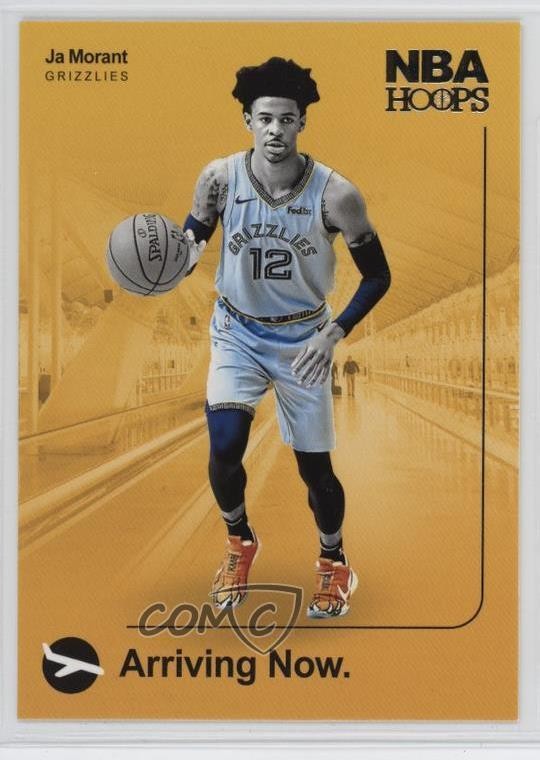 2019-20 Panini NBA Hoops Arriving Now Ja Morant #12 02vw