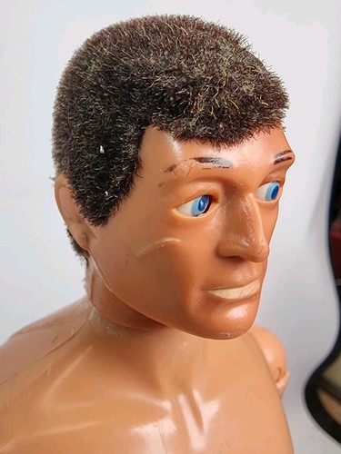 Vintage Action Man Talking Blue Pants Eagle Eyes Gripping Hands Palitoy VAM - Picture 6 of 19