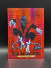 2024 Marvel Masterpieces '92 Platinum - NightCrawler #62 Red Prism /492