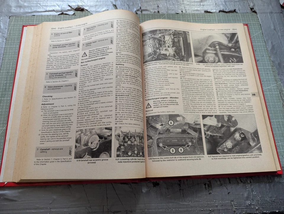 Ford 1.6 & 1.8 Diesel Engine Haynes Manual Fiesta Escort Orion 1984-1996 - Image 4 of 4