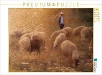 Calvendo Puzzle Shepherd And Flock | 1000 Pieces, Finished Size 25.2 × 18.9 In (