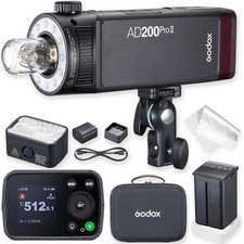 GODOX AD200 Pro II AD200ProII 200Ws 2.4G TTL Pocket Flash Strobe - Brand New