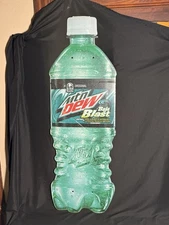 Rare Mountain Dew Baja Blast Bottle Ad Display Banner