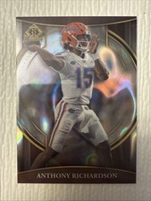 2022 Bowman University Chrome Invicta Lava Refractor /150 Anthony Richardson
