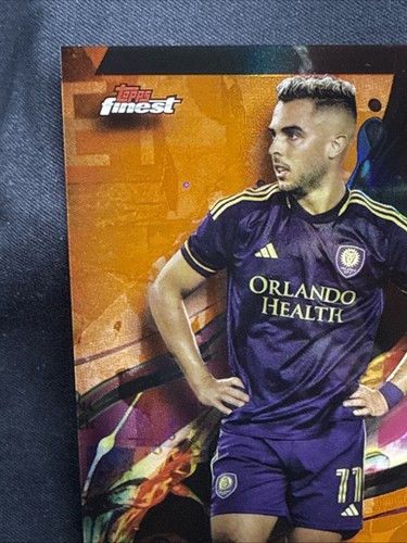 TOPPS MLS FINEST 2024 MARTIN OJEDA ORLANDO CITY SC ORANGE REF #d /50 FREE SHIP - Picture 2 of 7
