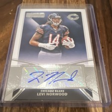 2015 Panini Donruss Signature Series Rookie Autograph #423 Levi Norwood Bears