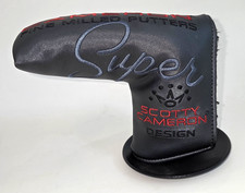Scotty Cameron Titleist Super Select Blade Putter Headcover Charcoal Gray EUC