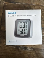 Govee Smart Thermo-Hygrometer: Remote Temp & Humidity Alerts App Control New 