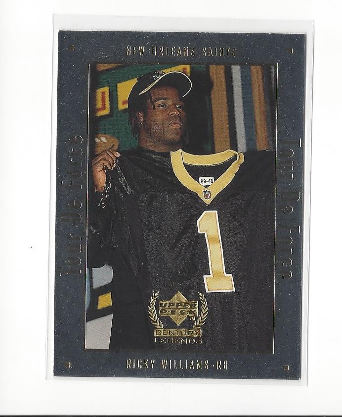 Ricky Williams Upper Deck Century Legends Tour de Force #A2 Tour de Force
