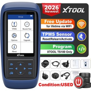 XTOOL TP150 TPMS Programmer Tire Pressure Sensor Relearn Reset Activate Tool