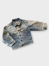 Vintage Orange Tab Levi  s Ombr  Wash Jean Jacket Size 5T