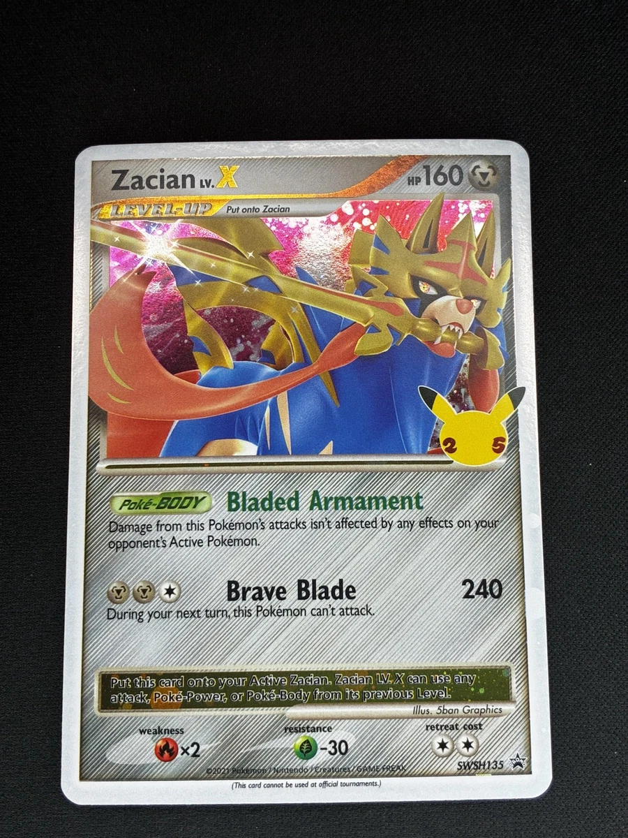 Zacian Lv. X Pokémon TCG Cards for sale | eBay