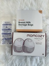 Momcozy Breast Pump Hands-Free Mobile Style M6 Wearable Breastfeeding Pre Owned